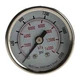 Commercial Pressure Gauge, 0 to 2,000 psi, 1 1/2 in , 1/8 in NPT, Center Back