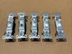 5X Eaton White Framed Toggle Wall Light Switch Single Pole 15A 120V Bulk 1301-7W