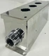GENERAL ELECTRIC NO. CR104PES13 PUSHBUTTON STATION 3 HOLE STAINLESS STEEL