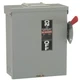 100 Amp 240V GE Outdoor Fusible Safety Switch with Overload Protection