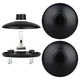 Helunsi 3Pcs Floor Lamp Foot Switch, Black Pedal Pack of 3, 