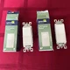 2 Leviton Decora Single Pole Rocker Illuminated Switch 15A White R02-L5611-2LW
