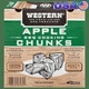 Apple BBQ Cooking Chunks 500 CU in Natural Wood Smoky Flavor W/ Pork Beef New