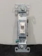 Eaton - 1301-7W - White Framed Toggle Wall Light Switch Single Pole 15A 120V