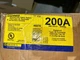 D224NRB Square D Safety Switch, Fusible, 200A, 240VAC/DC, 2PHASE OUTDOOR