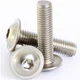 M4 - 0.7 Stainless Steel Flanged Button Head Socket Cap Screws Allen Drive Bolts