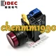 1PC NEW IDEC Red button switch with indicator YW1L-M2E10Q4R YW-DE YW-E101A #YM