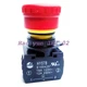 New For KEDU HY57B Round Emergency Stop Pushbutton Switch 125V/250V 18A/12A 1NO
