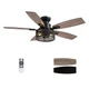Tinkoso Ceiling Fans with Lights and Remote Control, Ceiling Fan for Bedroom ...
