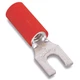 STA-KON 18RA-8FL Fork Terminal,Tin,Copper,Red,PK100 4RGZ2
