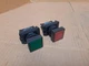 Sprecher + Schuh (Lot of 2) Green and Red Push Buttons D5-3X10 / D5-3X01