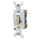 1PC Leviton CSB1-15I 1-Pole Switch, 15 Amp, 120/277V, Ivory, Back/Side Wire