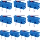 Taiss 10Pcs Micro Switch 250V 5A 2 Pin 1No Handle Limit Switch Tact Sw