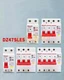 1PCS NEW Delixi DZ47sLES Air-Switch Circuit Breaker C-Type 1P+N 2P 3P 3P+N 4p