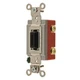 Bryant Wall Switch, Black, 20A, 1-Pole S