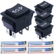 MKBKLLJY 4Pcs Momentary Motor Polarity A.4 Pcs(Montentary Non-Illuminated)