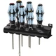 Wera 05032063001 Stainless Steel Slotted/Phillips/Pozidriv Screwdriver Set+Rack