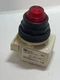 SQUARE D 9001-SK2L1R PUSHBUTTON RED FRESNEL CAP  110-120V 50-60HZ