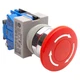 Idec AVW410-R E-Stop Pushbutton Push/Turn Reset, 1NO, &oslash;40mm Mushroom, 600VAC 10A
