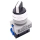 IDEC ASW210 Maintained Selector Switch, 2-Position, &oslash;22mm, 1NO, 600V 10A Max