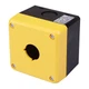 IDEC Yellow 1 Hole 76mm Control Station Enclosure FB1W-11