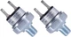 Fanwayer Air Pressure Switch 110-145 PSI, 1/8"-27 NPT, DC 24V/12V, Silver