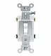 Leviton S04-CS220-2WS 20 Amp White Commercial Grade AC Quiet Switch Toggle