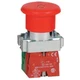 Dayton Emergency Stop Push Button, 22 mm, 1NO/1NC, Red 30G251 Dayton 30G251 22