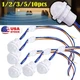 PIR Infrared Motion Sensor Detector 110V Smart Switch Light Lamp Switch Auto