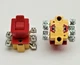 LOT OF 2, GO6073F1 SCHLEGEL TOGGLE/FLIP ON/OFF EMERGENCY SAFETY SWITCH 300VAC
