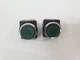 LOT of 2 - Izumi Idec ABN 41-10650 Green Push Button Switch 125v 5a / 300v 3a