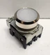 NEW OLD STOCK! SIEMENS WHITE FLUSH PUSH BUTTON W/ HOLDER 3SB3500-0AA61