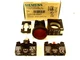 (2) NIB Siemens 3SB3 218-0AA21 Complete Illuminated Pushbutton Switches:  Red