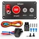 Nilight Ignition Rocker Switch Panel 12V 4 in 1 with Engine Red 4 1 
