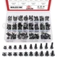 Hilitchi 250-Pcs 6 x 6mm 12 x 12mm Tactile Push Button Switch Micro Black