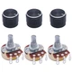 TWTADE / 3pcs wh138 5k ohm Potentiometer Single Turn Rotary Linear Variable P...