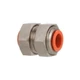 1PC SMC CORPORATION KQ2E13-00N Bulkhead Fitting union,1/2"OD,nickelpl