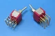C&K  7301SD9ABE Qty of 1 per Lot Toggle Switch 3PDT Through Hole, Right Angle