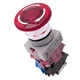 IDEC AVLW49902D-R-24V Red Illuminated Push/Twist E-Stop Switch, &oslash;22mm, 2NC 1NO