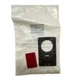 Weg APP30 Blank Black/Red 22mm Legend Plate w/Holder **Free Shipping**