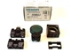 NIB Siemens 3SB3 220-0AA41 Complete Round Illuminated Green Pushbutton Switch