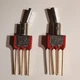 C&K 7101 Miniature Toggle Switch On/Off Panel Mount Solder Pack of 2