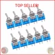 Taiss 10PCS SPST Mini Toggle Switch 2 Pin 2 Position ON/Off Miniature Toggle Swi