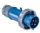 MENNEKES ME 460P9W 60A 3-Phase 250VAC Watertight Plug