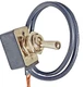 Genuine Calterm 41720 Toggle Switch, 75 A, 6/28 VDC, Lead Wire Terminal, Black
