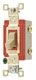 2  Bryant 4901-GLI     GLOW HANDLE Wall Switch,Ivory , 1-Pole Type 20 AMP
