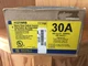 Square D H321NRB 30A Rainproof Heavy Duty Safety Disconnect Switch New