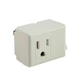 Leviton 1470-W 15A 125V Switched Outlet Tap 3-Wire Grounded