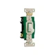 1PC Eaton Arrow Hart 3032W SW Toggle DP 30A 120/277V AutoGrd B&S WH