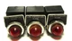 LOT OF 3 SQUARE D 9001 KM 1 /SER F WITH LIGHT CAP RED